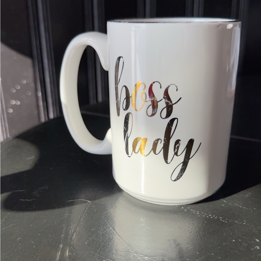 White 'Boss Lady' Mug